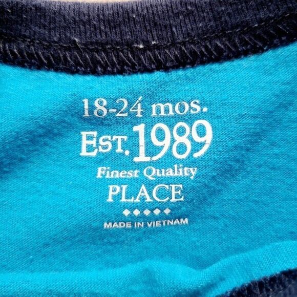 LOT 2 Boys Short Sleeve T-Shirts & Onesie 18-24 months - Picture 4 of 10